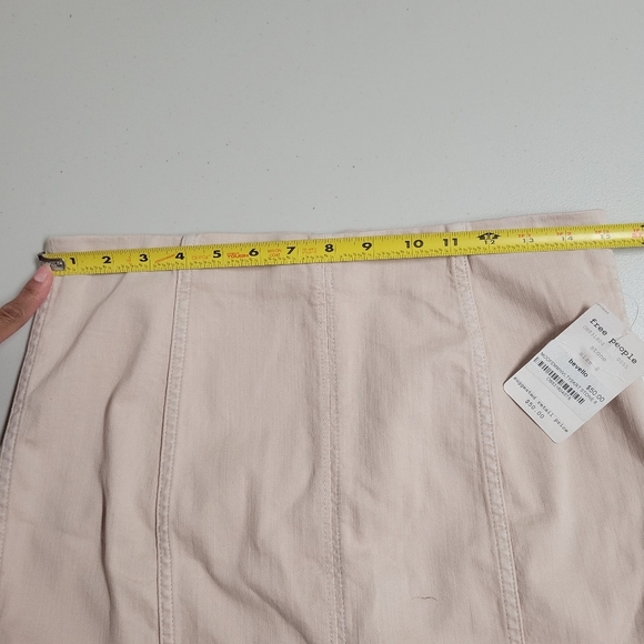 Free People NWT Modern Femme Mini Stretch Skirt Size 8. - Picture 14 of 16